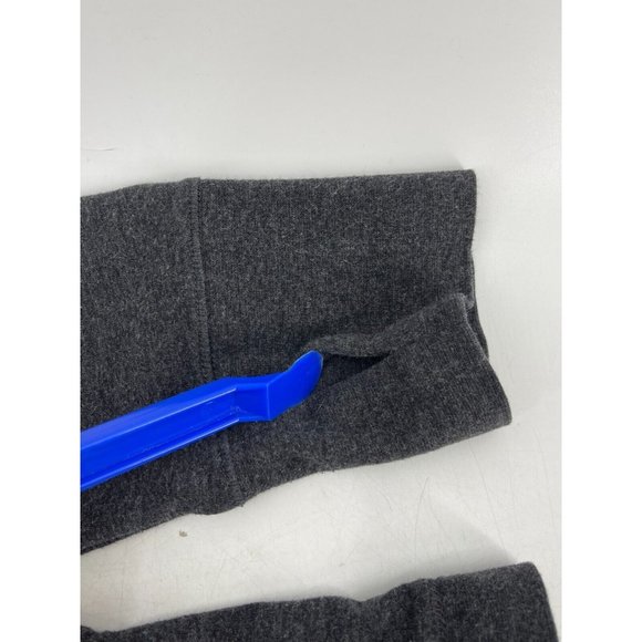 Kenneth Cole Reaction Women's Gray Black Striped Pocket Sweat Shirt Size XXL - Picture 7 of 8